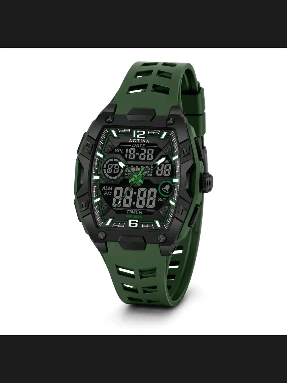 Activa Green Digital Sport Watch 42mm